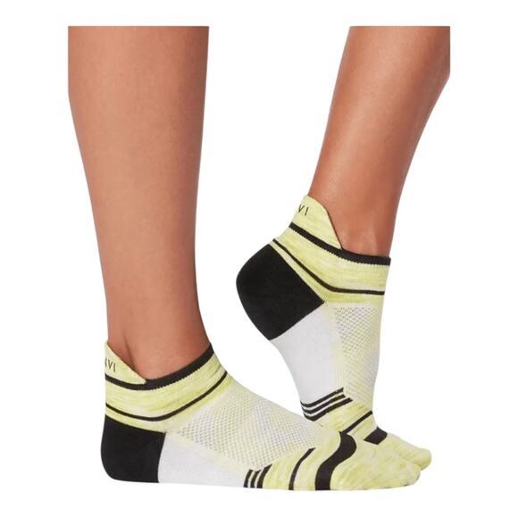 TAVI Sport NIP Women Thin Ultra Lite Compression Low Rise Parker Socks Citrus MD - Picture 2 of 7